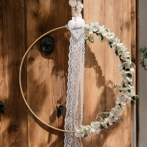 Trockenblumen-Reif Lieblingsmensch